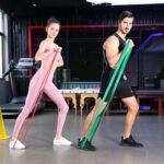 Banda Elastica Fitness Resitstente Color Naranja 83 Mm Gym Naranja - Imagen 3