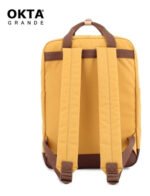 Mochila Okta Gema Amarillo Y Marrón - Mostaza Y Marròn - Imagen 4