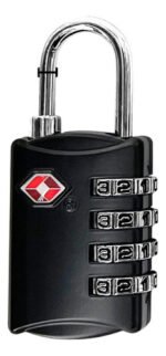 Candado Valija Tsa Lock Viajes Atoz 4 Digitos Segurida Color Negro