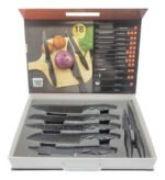 Set De Cuchillos Profesionales Bass 18 Pcs En Acero Calidad - Imagen 4