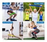 Set 5 Bandas Elásticas Otec Resistencia Baja Media Alta Ejercicio Fitness Gym - Imagen 8