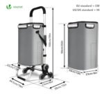 Carro Carrito De Feria Estructura Aluminio 6 Ruedas Escalera - Imagen 5