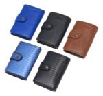 Billetera Anti Clonación Con Bloqueo Rfid - Atoz Color Negro Liso - Imagen 2