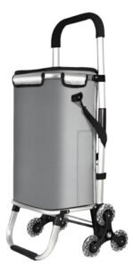 Carro Carrito De Feria Estructura Aluminio 6 Ruedas Escalera