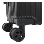 Valija Mediana 24  Policarbonato Y Aluminio Estilo Baúl 67cm - Imagen 4