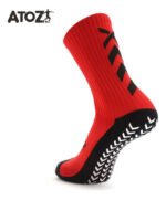 Medias De Futbol Deportivas Antideslizantes Atoz 1 Par Color Rojo Único Adulto (38 Al 44)