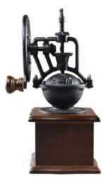 Molinillo De Café Manual Vintage Marron 11x11x24 Cm - Imagen 10