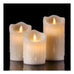 Vela Electrónica Led Con Movimiento De Cera 7,5 Cm Con Pilas - Imagen 2