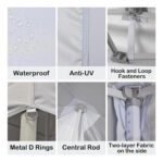 Techo Repuesto Para Gazebo 3x3 Lona Filtro Uv Impermeable - Imagen 3