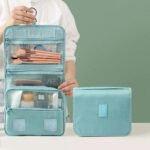 Neceser De Viaje Organizador Bolso Separador Valija Colgante Color Verde Agua - Imagen 2