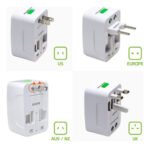 Adaptador Universal Viaje + Europa Compatible Continentes - Imagen 12
