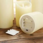 Vela Led Grande Pila 15 Cm Con Movimiento Decorativa - Imagen 4