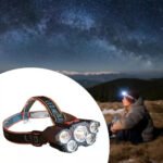 Linterna Led Minero Frontal 5 Led Impermeable Recargable Usb - Imagen 3