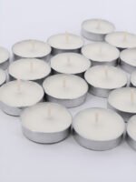 Velas Blancas  P/veladores Y Hornitos X 100 Unidades Cera - Imagen 4