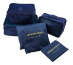 Organizador De Valija Set De Viaje Necessaire Estuche Color Azul Marino