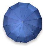 Paraguas Reforzado Apertura Y Cierre Automática Anti-viento Color Azul Marino Diseño De La Tela Liso - Imagen 4