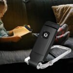 Luz De Lectura Recargable Por Usb, Clip Para Portátil Con Marco Negro