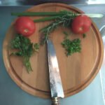 Tabla De Cortar De Madera Taumer Antideslizante Para Cocina 34x34 Cm Servir Tablas De Cortar - Imagen 2