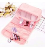 Neceser De Viaje Organizador Bolso Separador Valija Colgante Color Rosa - Imagen 3