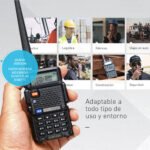 Handy Baofeng Walkie Talkie Uv5r 8w Radio Bi-banda + Extras Color Negro Bandas De Frecuencia Uhf-vhf - Imagen 3