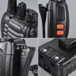 2 Radios Baofeng Bf-888s Walkie Talkie Bf 888s Y Bandas De Frecuencia Uhf Color Negro - Imagen 4