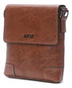 Morral Atoz Con Cierre Y Bolsillos Color Marrón Claro - Imagen 3