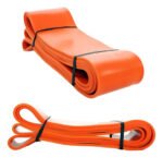 Banda Elastica Fitness Resitstente Color Naranja 83 Mm Gym Naranja