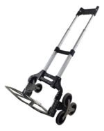 Carrito De Carga De 6 Ruedas Con Escalera Plegable De Aluminio, 80 Kg