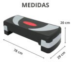 Step Gym Escalón Gimnasia 3 Niveles Regulable Fitness - Imagen 4