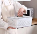 Hermético Recipiente Taper 3 Unidades Con Colador Organizado - Imagen 2