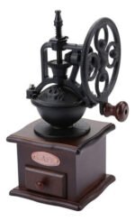 Molinillo De Café Manual Vintage Marron 11x11x24 Cm - Imagen 8