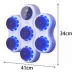 Maquina De Entrenar Musical Led Con Guantes Boxeo Bluetooth - Imagen 3