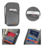 Billetera Porta Documentos, Organizado Viaje Pasaporte Color - Imagen 4