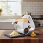Rallador Manual Queso Tambor Manija Giratoria Blanco