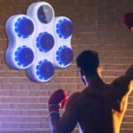 Maquina De Entrenar Musical Led Con Guantes Boxeo Bluetooth - Imagen 10