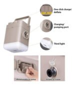 Colchón 2 Plazas Inflado Eléctrico Automático Sin Corriente - Imagen 4