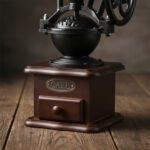 Molinillo De Café Manual Vintage Marron 11x11x24 Cm - Imagen 5