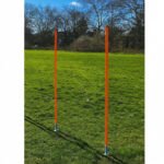 Estaca Deportiva 150 Cm Con Base De Metal Y Resorte Varilla Naranja - Imagen 7