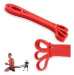 Banda Elastica Fitness Resitstente Color Rojo 13 Mm Gym Rojo