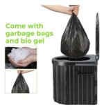 Water Portátil Plegable Camping Auto Pesca Con Bolso Inodoro - Imagen 7