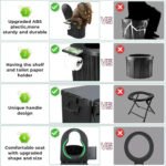 Water Portátil Plegable Camping Auto Pesca Con Bolso Inodoro - Imagen 8