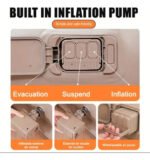 Colchón 1 Plazas Inflable Eléctrico Automático Sin Corriente Beige - Imagen 5