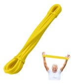 Banda Elastica Fitness Resitstente Color Amarillo 6.4 Mm Gym Amarillo - Imagen 6