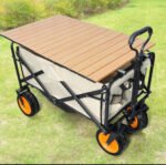 Carro Plegable Multiuso De Carga Camping Playa Jardín Mesa - Imagen 4