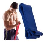 Banda Elastica Fitness Resitstente Color Azul 64 Mm Gym Ts Azul - Imagen 4