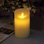 Vela Electronica Led Grande 15 Cm 12 Cm Con Movimiento Cera - Imagen 5