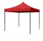 Brosco 3x3 Gazebo Plegable Color Rojo Filtro Uv Rojo - Imagen 9