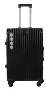 Valija Mediana 24  Policarbonato Y Aluminio Estilo Baúl 67cm - Imagen 2