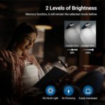 Luz De Lectura De Libros Luz Nocturna Clip Led Marco Usd - Imagen 4