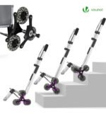 Carro Carrito De Feria Estructura Aluminio 6 Ruedas Escalera - Imagen 3